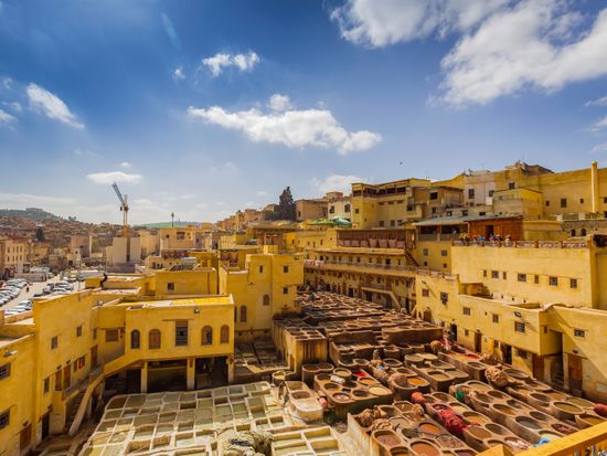 Morocco_Fes_leather tannery_shutterstock_624199766