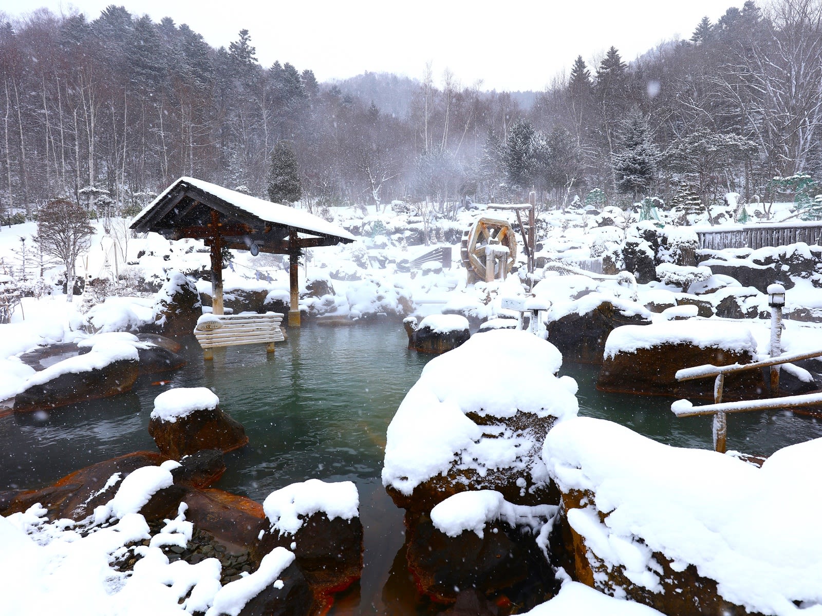 豊平峡温泉 半日ツアー 貴重な源泉100％のお湯でお肌はスベスベに！冬季は雪見温泉も魅力なプライベートツアー＜12～3月／入浴料込／札幌市内送迎＞ |  札幌近郊の観光&遊び・体験・レジャー専門予約サイト VELTRA(ベルトラ)