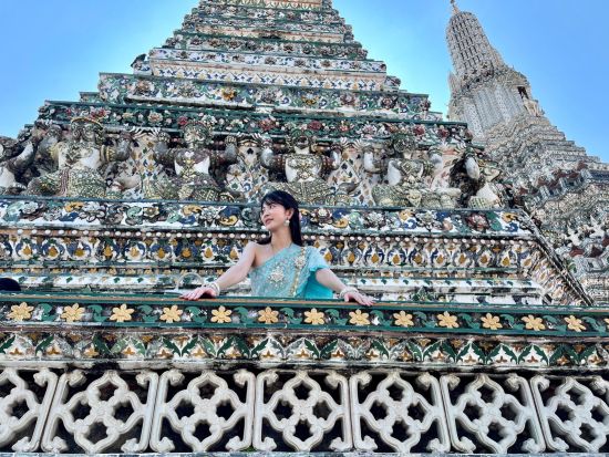 バンコク市内観光　人気ショップ「センス・オブ・タイ」のタイ伝統衣装を着て人気寺院を巡るフォトジェニックツアー ＜日本語ガイド＞ by JTB