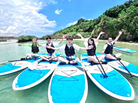 ウミガメシュノーケリングツアー 遭遇率の高さは世界有数！選べるビーチSUPorカヌー付き半日または1日プランも！＜写真無料／宮古島＞