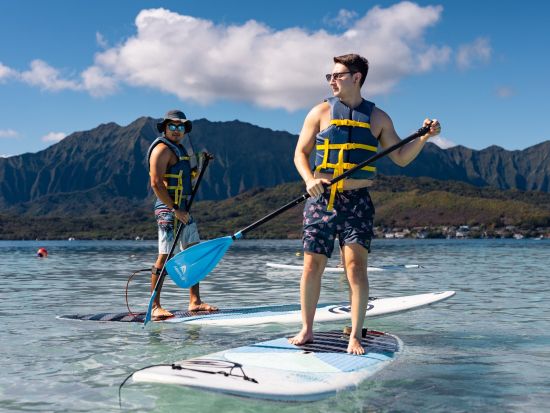 サンドバー　シュノーケリング貸切クルーズ　ホクアオ号　プライベートクルーズでサンドバーへ！SUPなどアクティビティも充実＜35名まで／午前・午後／日本語クルー＞