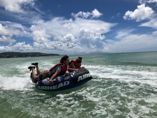 グアムオーシャンパーク✩プライベートビーチ入場利用　選べるマリンアクティビティ　SUP・カヤック・シュノーケル無料貸出＜送迎付＞