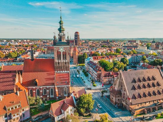 4都市を巡る！ポーランド8泊9日周遊パッケージツアー グダニスク＋ワルシャワ＋ブロツワフ＋クラクフ＜ホテル＆都市間移動列車代込み／グダニスク発クラクフ着＞