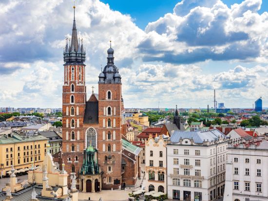 4都市を巡る！ポーランド8泊9日周遊パッケージツアー グダニスク＋ワルシャワ＋ブロツワフ＋クラクフ＜ホテル＆都市間移動列車代込み／グダニスク発クラクフ着＞