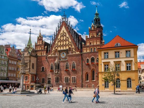 4都市を巡る！ポーランド8泊9日周遊パッケージツアー グダニスク＋ワルシャワ＋ブロツワフ＋クラクフ＜ホテル＆都市間移動列車代込み／グダニスク発クラクフ着＞