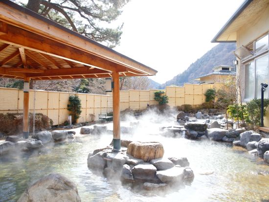 【当日予約OK】箱根 日帰り温泉「元湯 森の湯」露天風呂・内湯・サウナなど＜0歳児から入場可能／タオルの有料レンタルあり／箱根＞