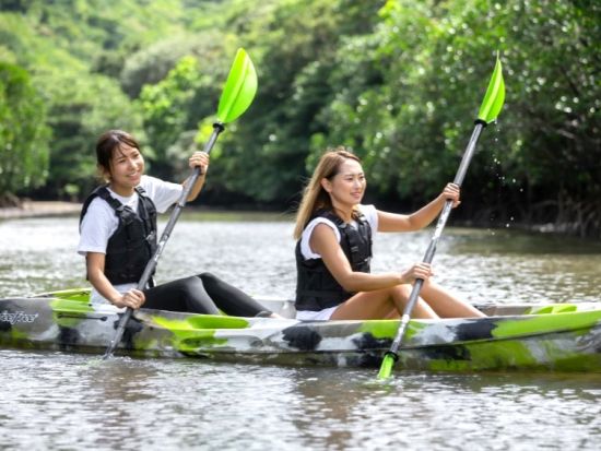 半日マングローブSUP or カヌーツアー 選べるバラス島シュノケリングまたは離島巡りバラス島上陸+由布島観光付き1日プランも！＜上原地区送迎無料／西表島＞