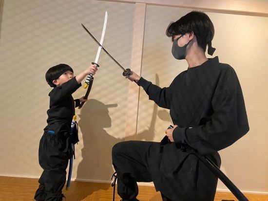 忍者体験 コスチュームに身を包んで忍者修行！子供と一緒に日本文化体験を楽しもう＜2歳～参加OK／選べるワンドリンク付／大阪＞