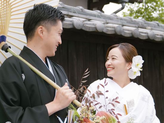 ウェディングフォトプラン ～少しレトロで可愛い 思い出に残る写真を～ 和装撮影・洋装撮影の2種類より選択可能  英語対応＜3時間／愛知県長・久手市＞