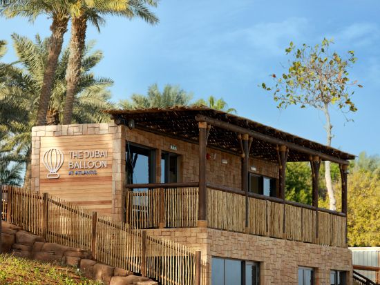 「ザ・ドバイ・バルーン（The Dubai Balloon）」熱気球飛行ツアー☆パームジュメイラ上空約300mを遊覧飛行 ！＜英語ガイド／ドバイ発＞