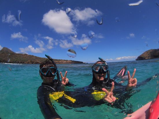 ハナウマ湾シュノーケリング　1日5名限定！予約不要でらくらく入場　水中撮影付き&データ無料プレゼント！＜午前・午後／日本人インストラクター同行＞