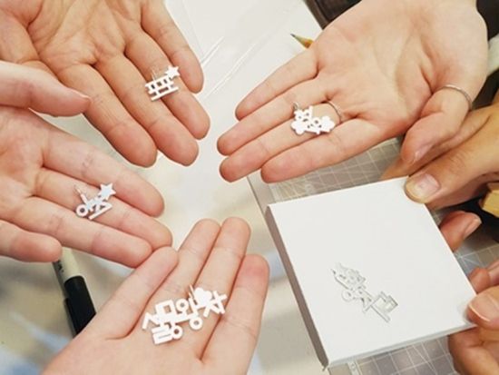 ハングルでシルバーアクセサリー作り体験「LetteringJewelry Lab」　自分や推しの名前をハングルで作成！＜乙支路入口駅／明洞エリア＞