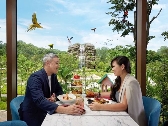 【バードパラダイス】アジア最大級の鳥たちの楽園 ＜入場券＆往路片道送迎付き／日本語ガイド＞