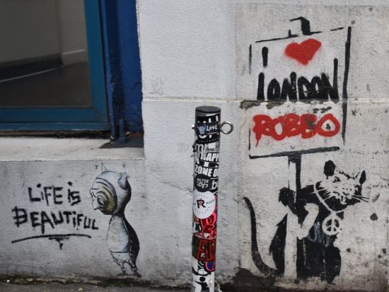 本物のBANKSY!! その街の文化歴史から読み解けば10倍面白い！東ロンドン・ストリートアート・ツアー <3時間/貸切/日本語ツアー＞ by アートローグ