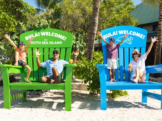 サウスシー アイランド半日ツアー　家族連れにもおすすめ！美しい珊瑚礁に囲まれた無人島で自由時間を満喫＜午前中のみ／ナンディ・デナラウ発＞