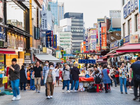 南大門市場フードツアー　韓国ならではの屋台グルメや散策満喫＜午後／最大10名／英語ガイド＞