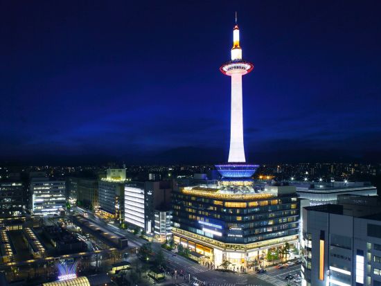 ニデック京都タワー 展望室 入場券 地上100メートルから世界遺産や国宝を望む！