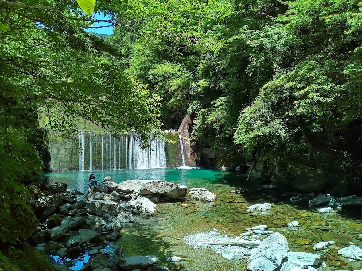 日帰りタクシーツアー 2つの仁淀ブルー源流と山奥の自然や歴史に触れる