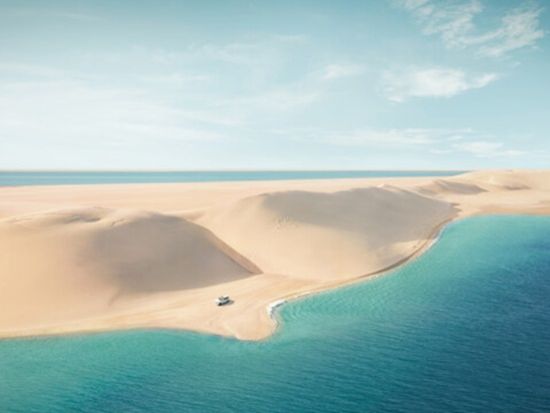 【貸切】デザートサファリ　砂丘ドライブ＋インランドシー＜半日／英語／往復送迎／空港送迎可／ドーハ発／トランジット利用可＞