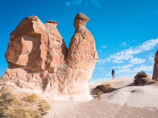 世界遺産カッパドキア1日観光　王道レッドツアー　ギョレメ＋ウチヒサール城＋パシャバー他　気球付きプランあり　地下都市追加OK＜貸切／昼食付／日本語ガイド＞