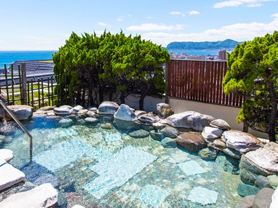 湯元啄木亭露天風呂