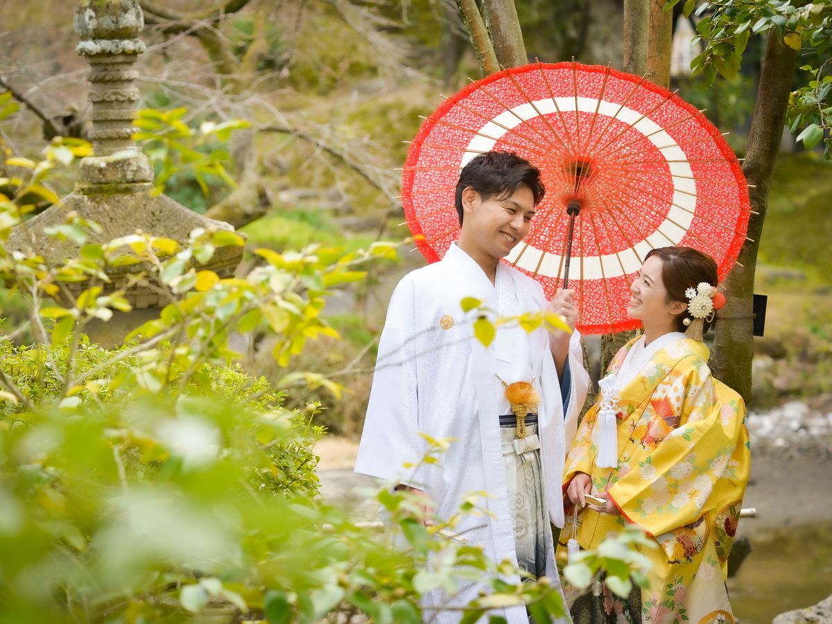 鹿児島 ウェディングフォト ご希望のロケーション優先で2,3ヶ所で撮影