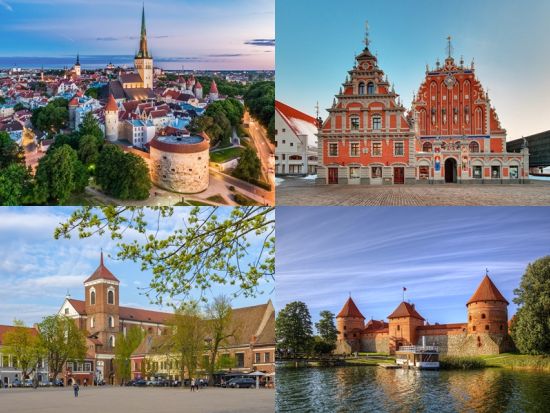 バルト3国をゆったり満喫！8日間周遊ツアー　エストニア・ラトビア・リトアニアの世界遺産・各地方都市の名所も訪問＜貸切／空港送迎付／日本語＞