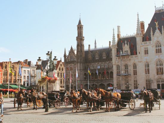 ゲント＆ブルージュ　日帰りツアー ＜英語ガイド／ブリュッセル発＞