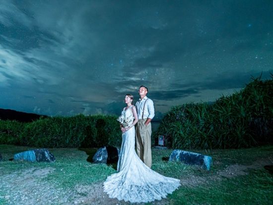 星空フォトツアー 石垣島の美しい星空をバックに写真撮影  雨や曇りの日でもOK 撮影グッズ持ち込み◎＜1組限定の貸切／30～60分／2名～／送迎／石垣島＞