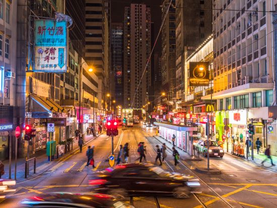 最新全開放型オープントップバス　シンフォニーオブライツ＋女人街でショッピング＜日本語ガイド＞