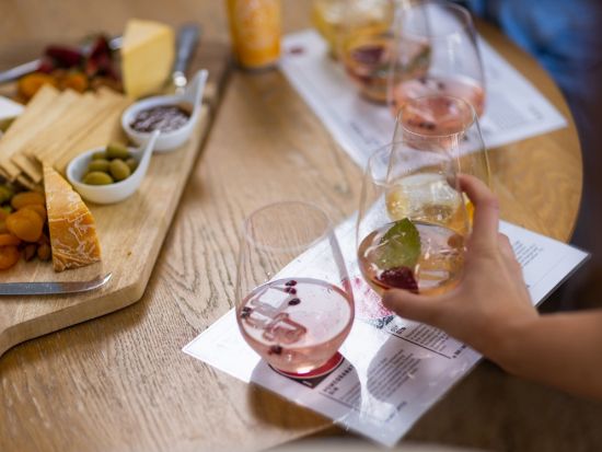 ダーレンベルグワイナリー＆蒸留所　ワインとジンのテイスティング＋サルバドール・ダリ美術展などを満喫！＜2コースランチあり／アデレードから車で約45分＞