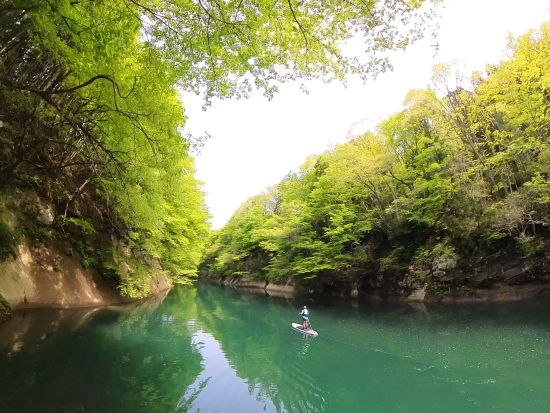 大倉川渓谷（大倉ダム）SUPツアー 大倉ダムで自然豊かな美しい風景を堪能！＜仙台市大倉ふるさとセンター集合＞ 