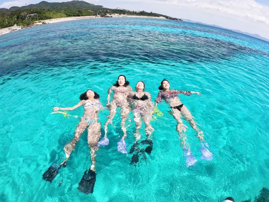 沖縄で唯一！絶叫好き専門のマリンスポーツショップ！シュノーケリング ＋ 絶叫マリンスポーツセットプラン【COOLマリン】＜半日／午前・午後／10歳以上／本部町＞