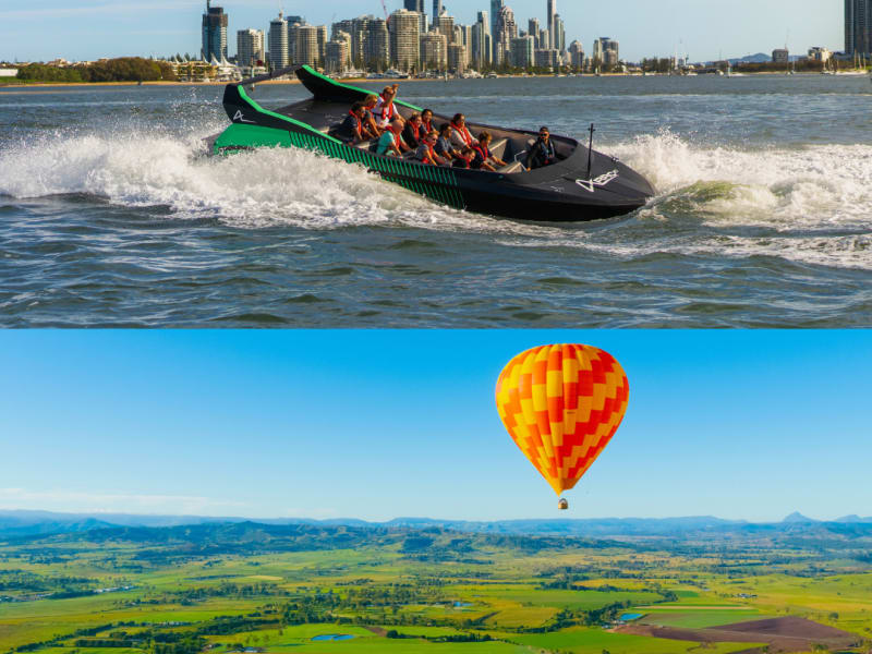 Hot Air Balloon Gold Coast + Arro Jet 3