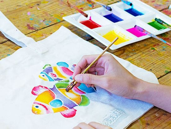 もとぶ元気村紅型教室エコバック