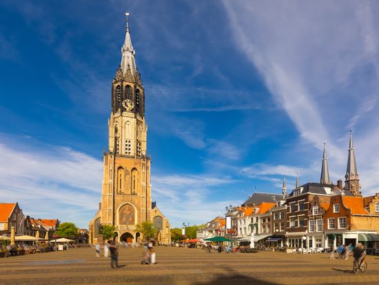 New church and Cameretten square_pixta_95474235_M