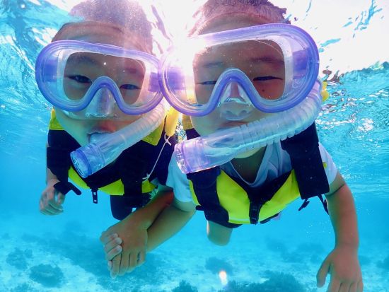 幻の島上陸＆シュノーケリング お魚たくさん！サンゴ礁が広がるポイントを水中散歩 ウミガメと一緒に写真を撮ろう♪＜半日・1日／昼食付プランあり／石垣島＞