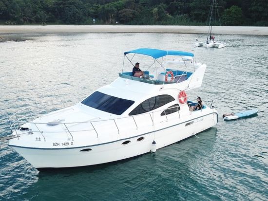 【貸切】プライベートチャーター船　モナコ号でボートクルーズ＆海遊び　夜景やサンセットの鑑賞も！＜最大10名／3時間～／日本人クルー乗船＞ 