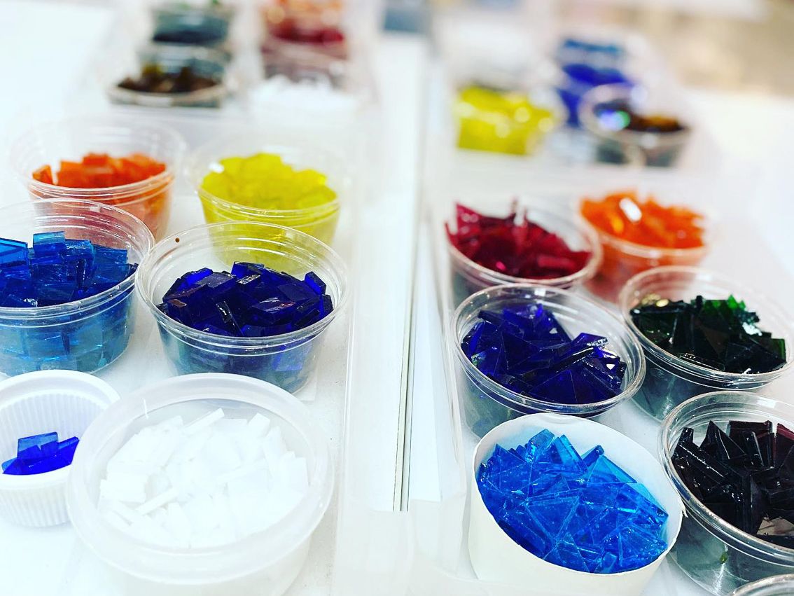 帯広 キャンドルホルダー制作体験 キャンドルのやわらかな光を