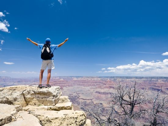 ヘリコプターで行く グランドキャニオン・サウスリム ＜フライト約25～30分／昼食付き／英語ドライバーガイド＞
