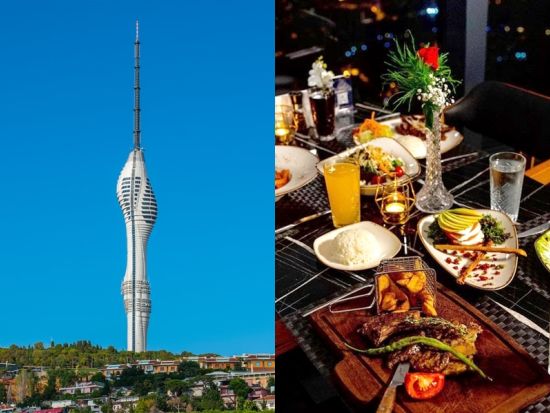 チャムルジャ・タワー (Camlica Tower)  絶景展望台 優先入場チケット＋展望レストラン予約＜英語／送迎付＞