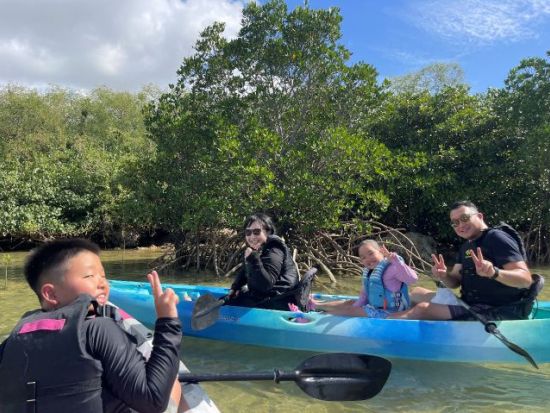 マングローブカヤックツアー 魅力あふれるマングローブジャングルの秘境スポットにご案内＜約1.5時間／写真データ付／宮古島＞