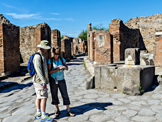 世界遺産ポンペイ＆アマルフィ海岸日帰り観光ツアー　絶景ドライブ＋アマルフィ自由時間＋ポンペイ遺跡見学＜英語ドライバー／混載／往路お迎え付／昼食付／ナポリ発＞