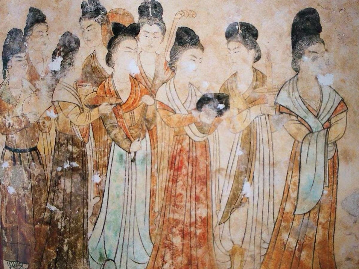 西安市内史跡巡り1日ツアー 博物館の事前予約付！陝西歴史博物館壁画