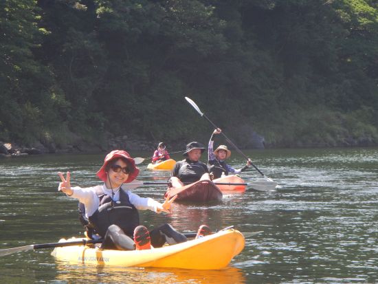 安房川リバーカヤック＆ヤクスギランドトレッキング 屋久島公認ガイドきまたガイドがご案内 <宮之浦～安房～尾之間送迎可能／1名参加可能＞ by 屋久島らんぶりん