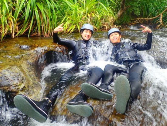 バラス島シュノーケリング＆キャニオニング　海と川満喫1日プラン！選べるバラス島シュノーケリング半日プランも！＜上原地区送迎無料／写真無料／西表島＞