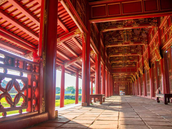 Vietnam_Hue_Imperial Palace hallway_shutterstock_1455421094