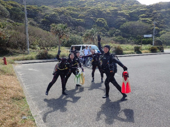 ファンダイビングツアー　初心者からブランク＆リフレッシュ、もっと自信をつけたいダイバー向け　by 屋久島ダイビングガイド夢心地