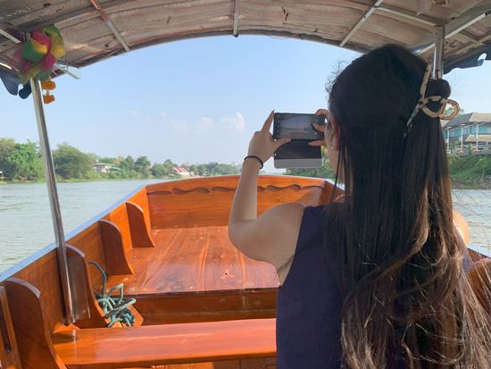 アユタヤ象と触れ合い体験3