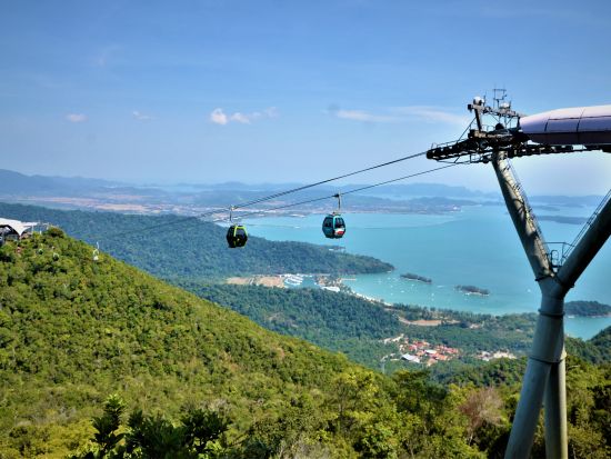 ランカウイ島の自然を一望！　ランカウイ・スカイキャブ・ケーブルカー　チケット
